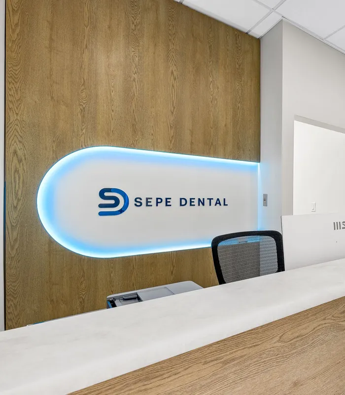 Front desk at Sepe Dental in Delray Beach, FL